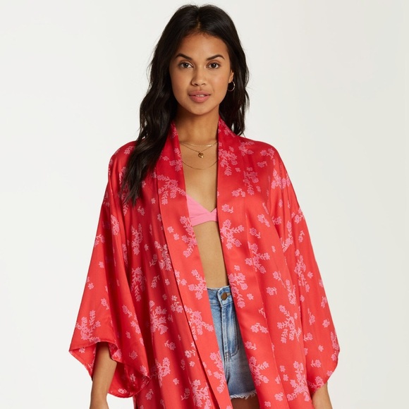 🌴🔆BILLABONG- KOLA KIMONO COVER UP🔆🌴 - Picture 3 of 12
